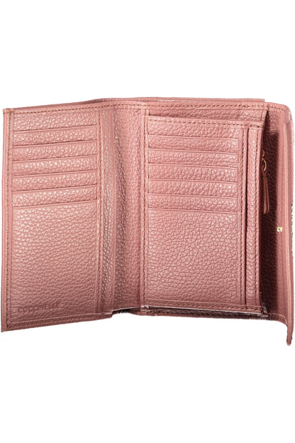 Coccinelle Metallic Soft Wallet - Pink