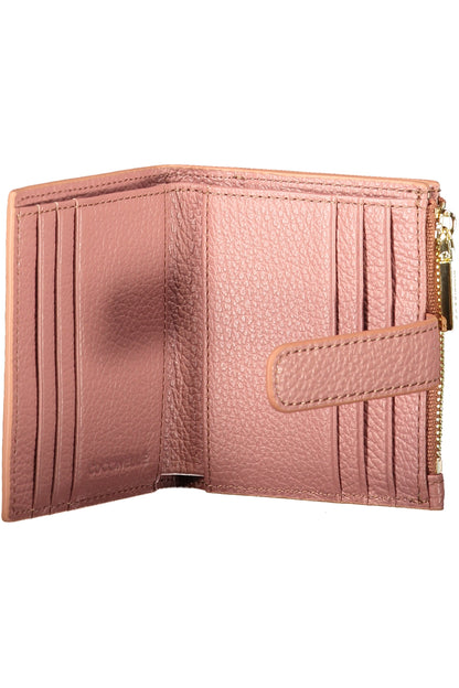 Coccinelle Metallic Soft Wallet - Pink