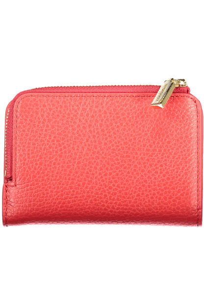 Coccinelle Metallic Soft Wallet - Red