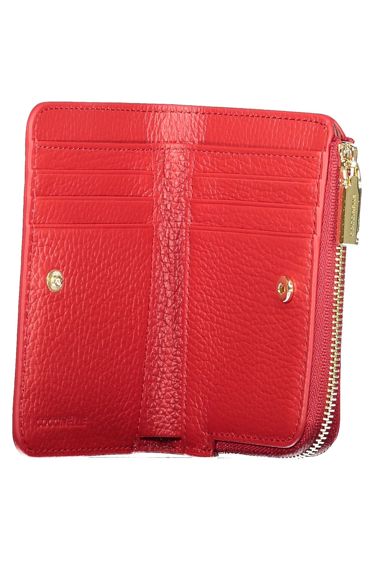 Coccinelle Metallic Soft Wallet - Red