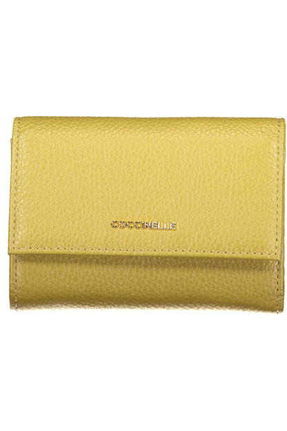 Coccinelle Metallic Soft Wallet - Green