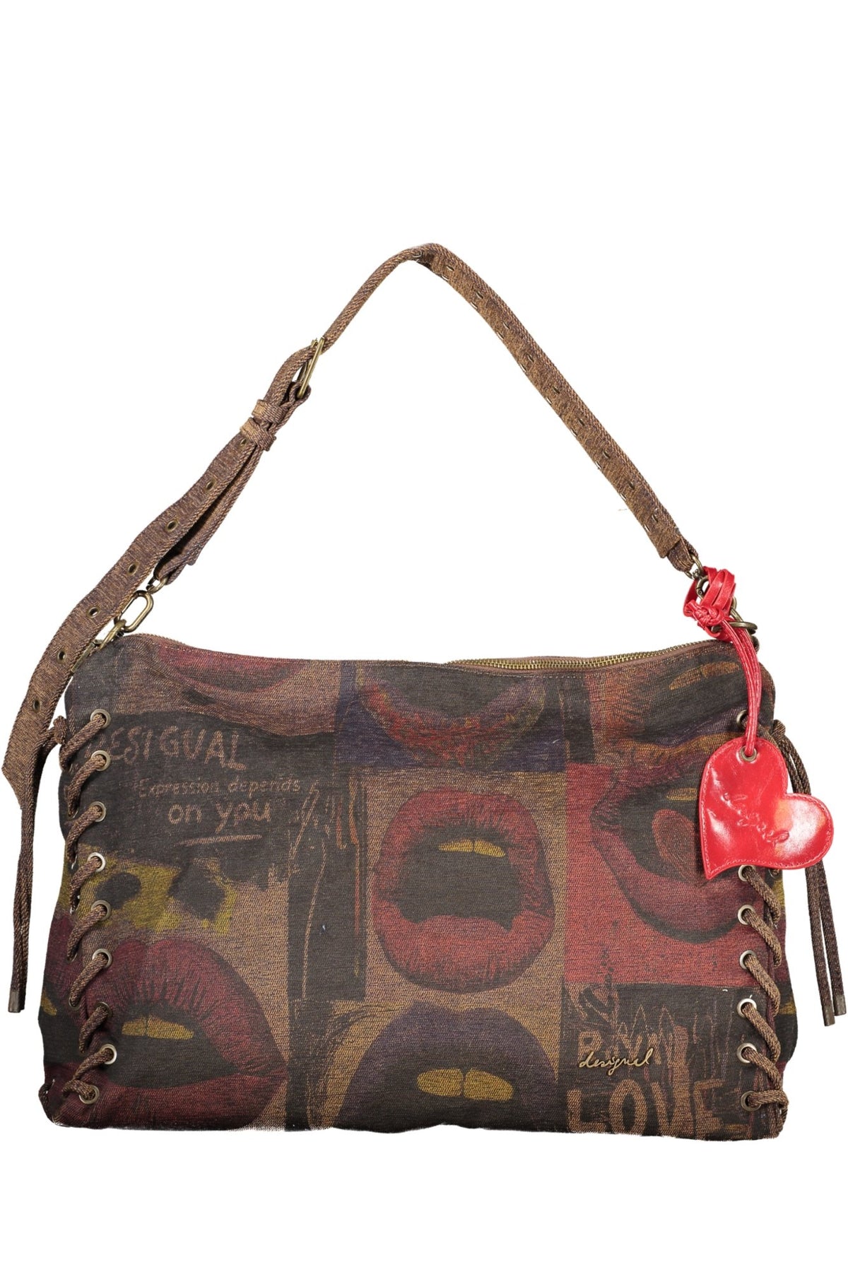 Desigual Graffiatto Leiria Bag - Brown