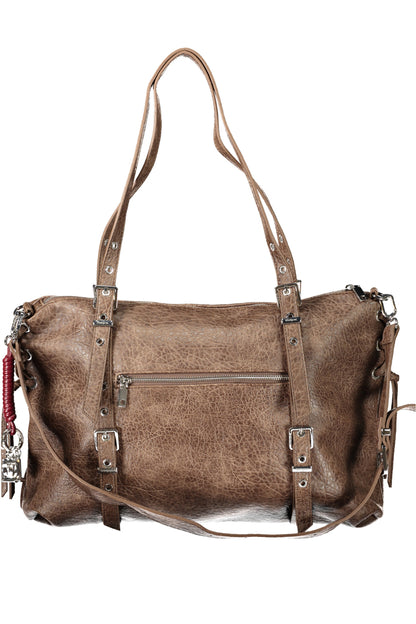 Desigual Half Logo Lanuza New Bag - Brown