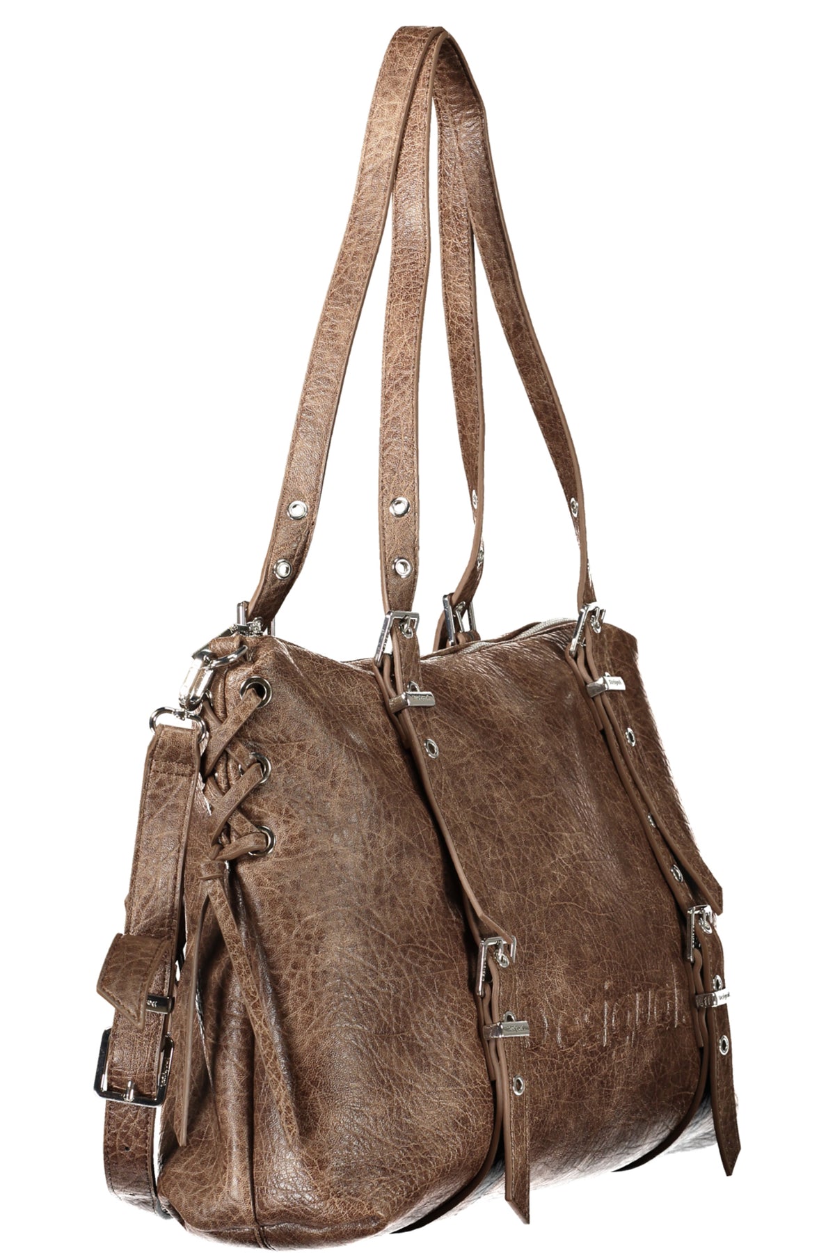 Desigual Half Logo Lanuza New Bag - Brown
