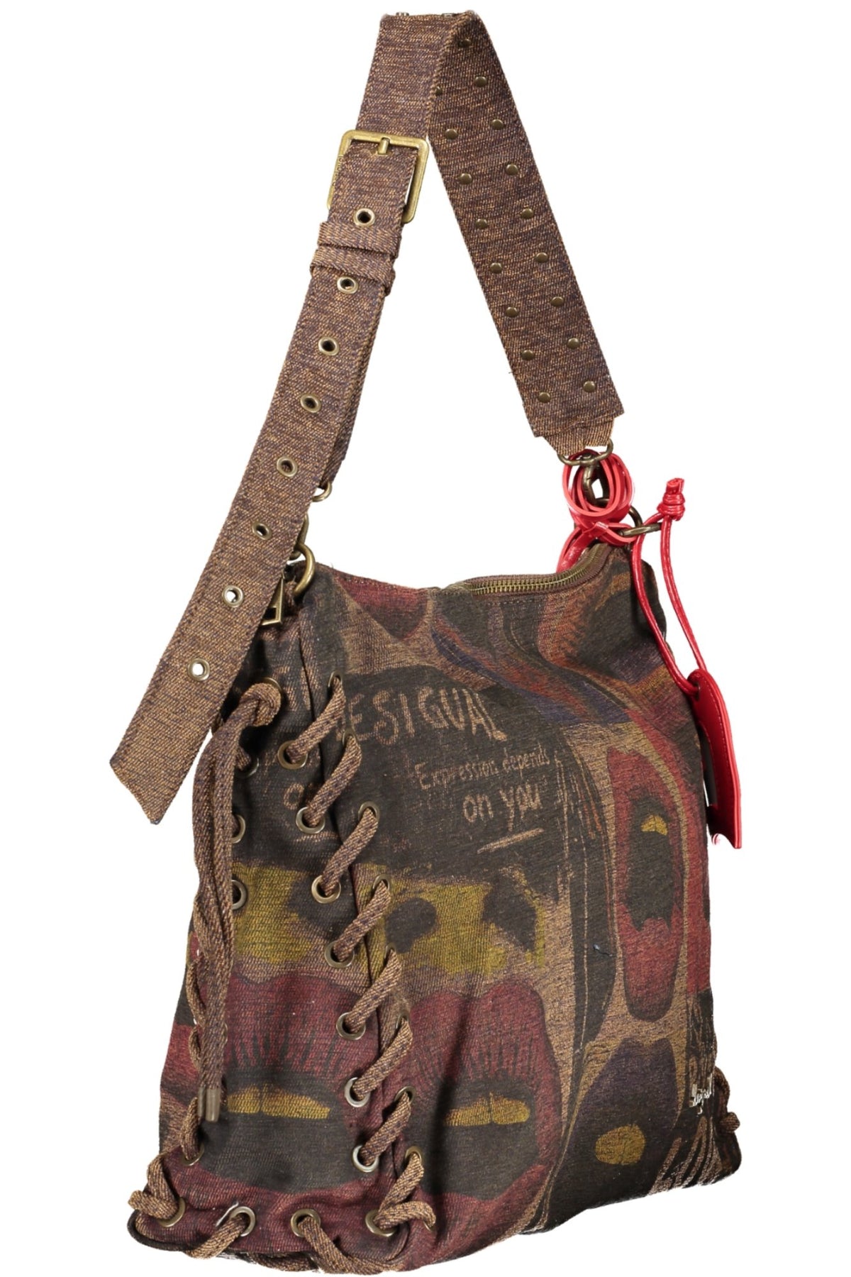 Desigual Graffiatto Leiria Bag - Brown
