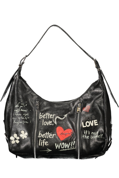 Desigual Wow Heaven Maxi Bag - Black