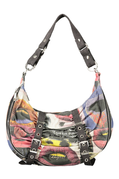 Desigual Graffiato Blue Calgary Bag - Black