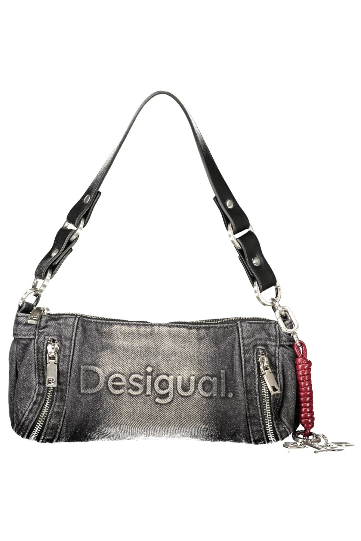 Desigual Half Logo Denim Zarauz Bag - Black