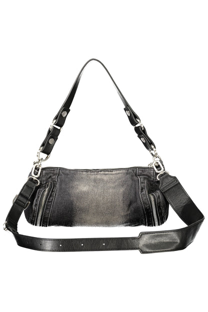 Desigual Half Logo Denim Zarauz Bag - Black