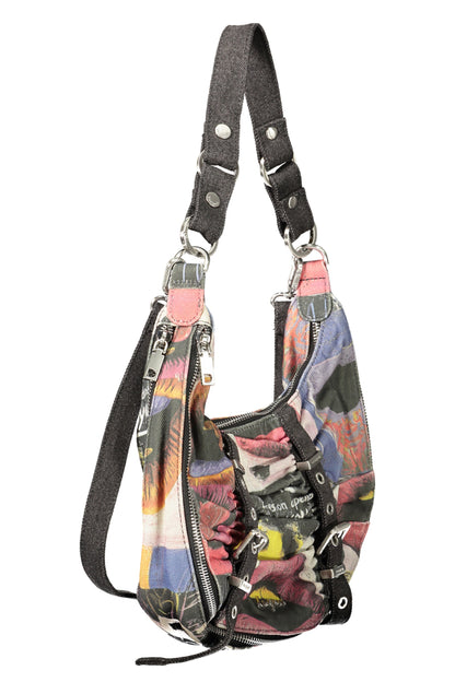 Desigual Graffiato Blue Calgary Bag - Black