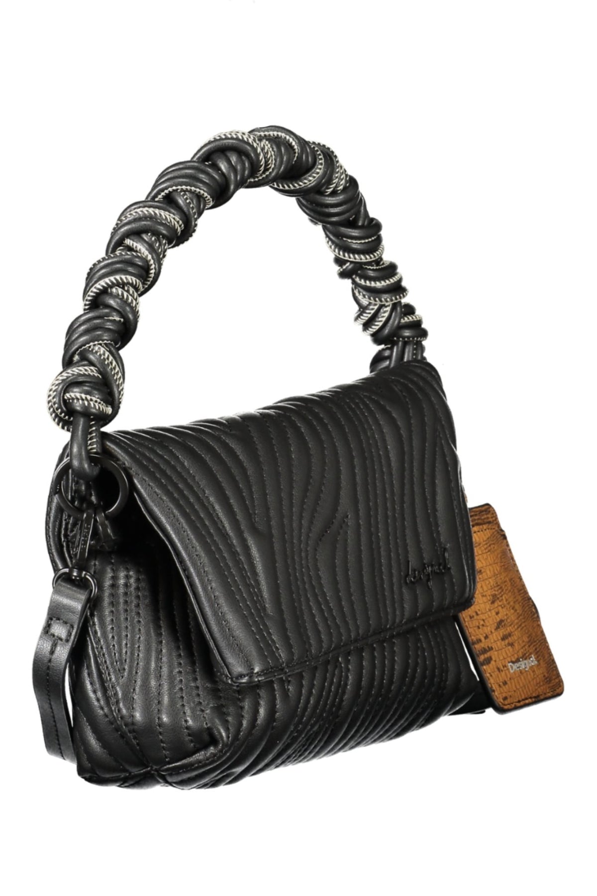 Desigual Helium Trokel Ecru Bag - Black