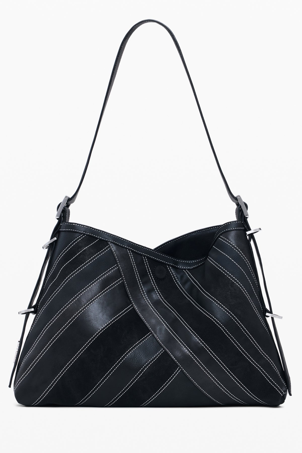Desigual Fibonacci Buxton Bag with 1 adjustable shoulder handle - Black