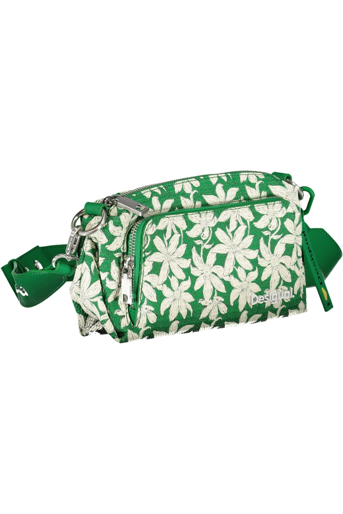 Desigual Crossbody Bag with adjustable and removable strap - Green