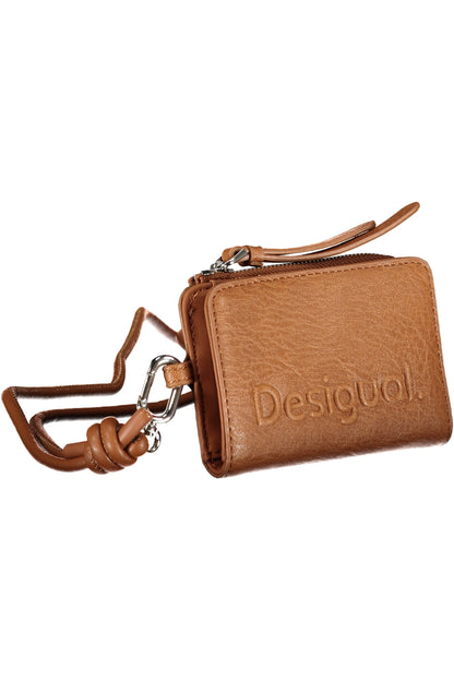 Desigual Wallet with 2 compartments - Brown