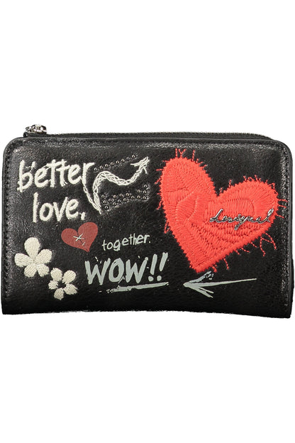 Desigual Wow Emma Wallet - Black