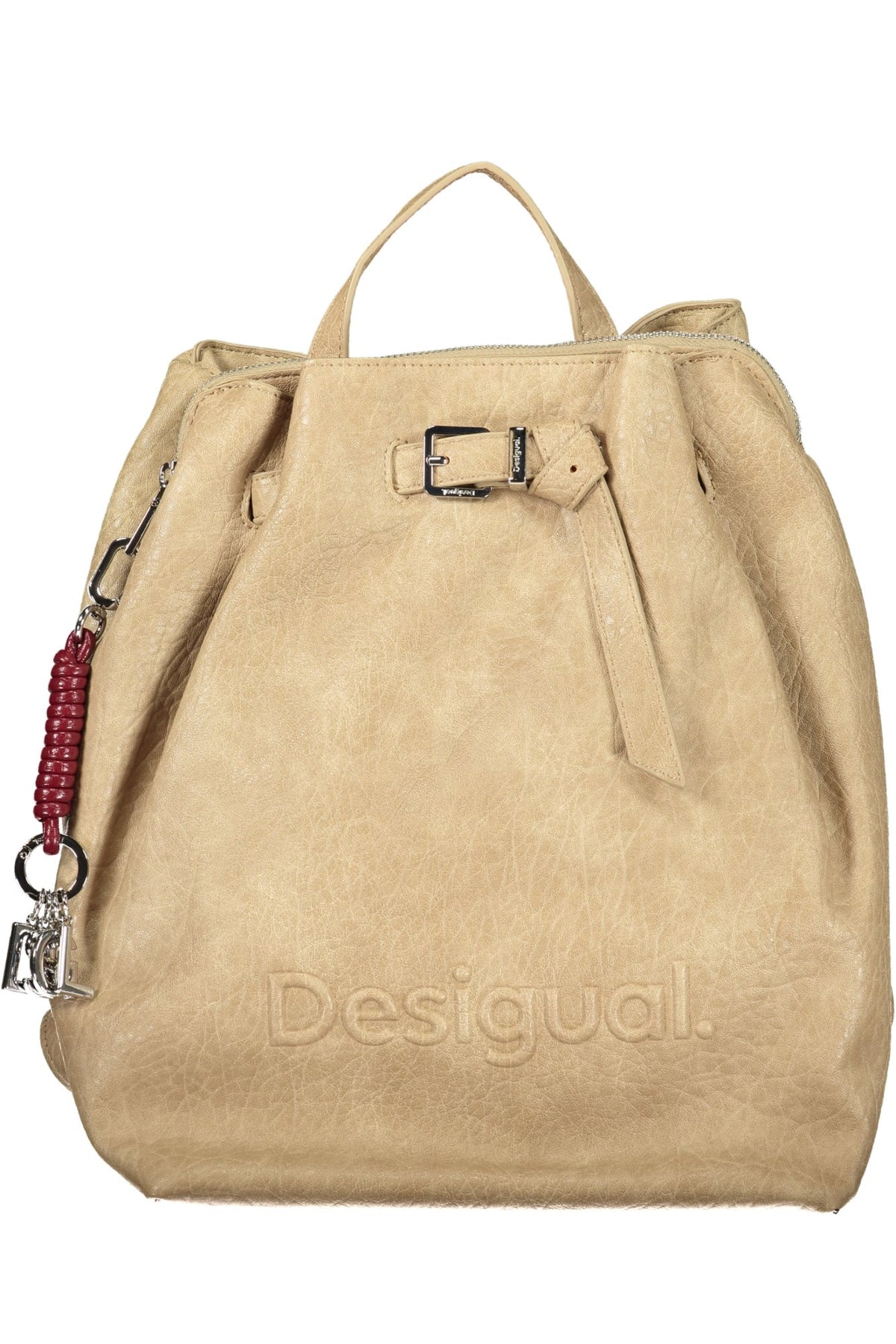 Desigual Half Logo Luena Backpack - Beige