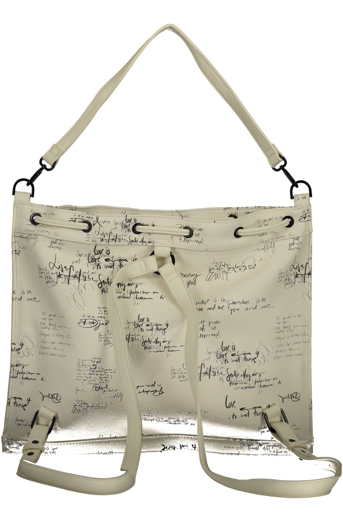 Desigual Convertible Backpack Bag - White