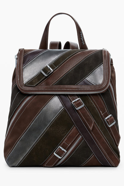 Desigual Fibonacci Hampton Mini Backpack - Brown