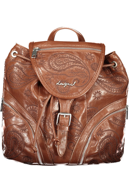 Desigual Siroco Tula Mini Straight Backpack - Brown
