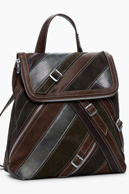 Desigual Fibonacci Hampton Mini Backpack - Brown