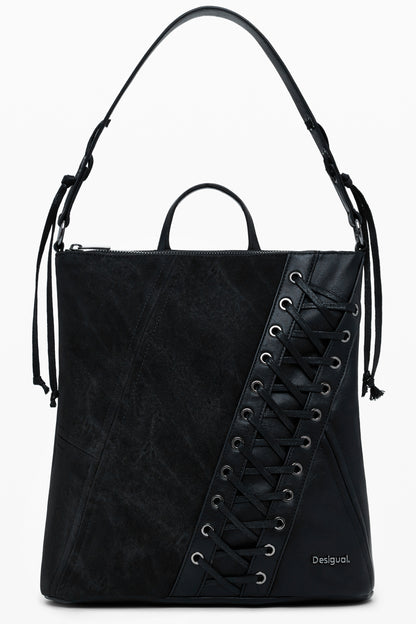 Desigual Patch Tango Pretoria Mini Backpack - Black