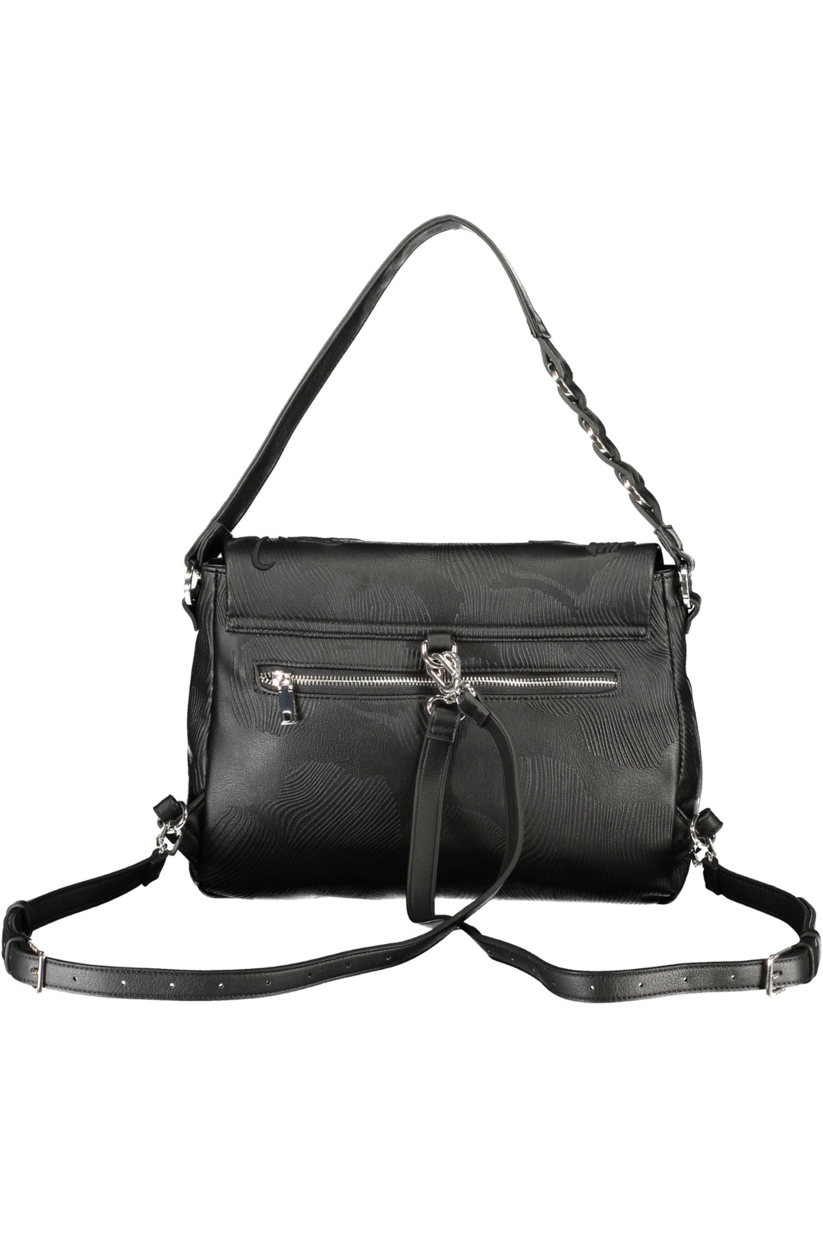 Desigual Convertible Backpack Bag - Black