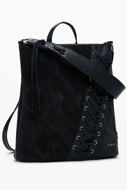 Desigual Patch Tango Pretoria Mini Backpack - Black