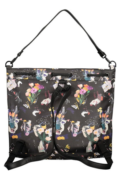 Desigual Convertible Backpack Bag - Black