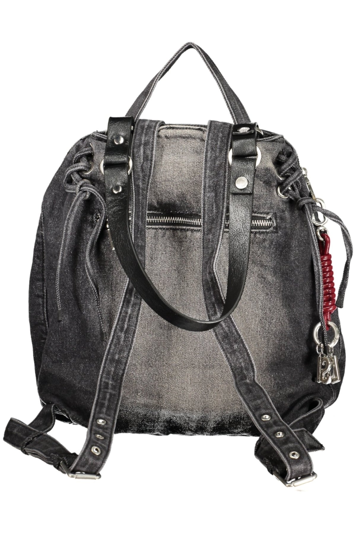 Desigual Half Logo Denim Luena Backpack - Black