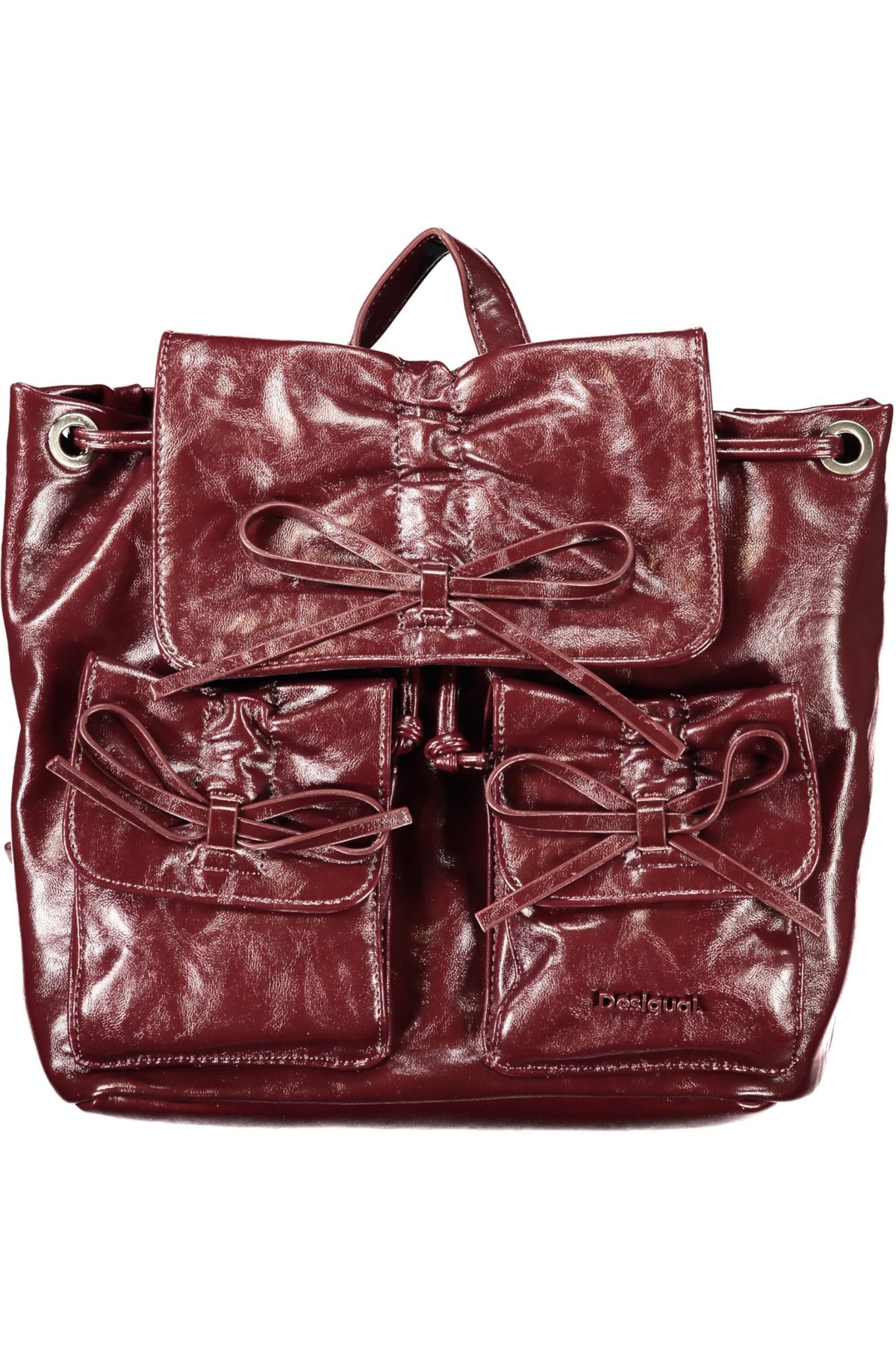Desigual Rodio Prisa Short Burgundy Backpack - Purple