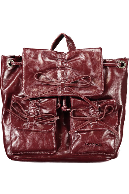 Desigual Rodio Prisa Short Burgundy Backpack - Purple