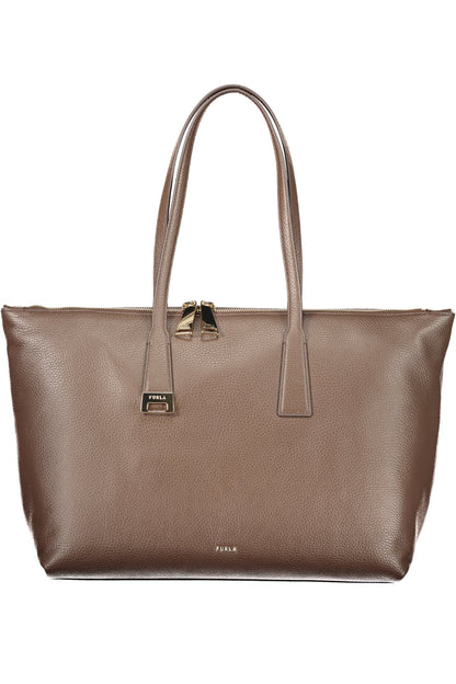 Furla Olivia L Tote Bag - Brown