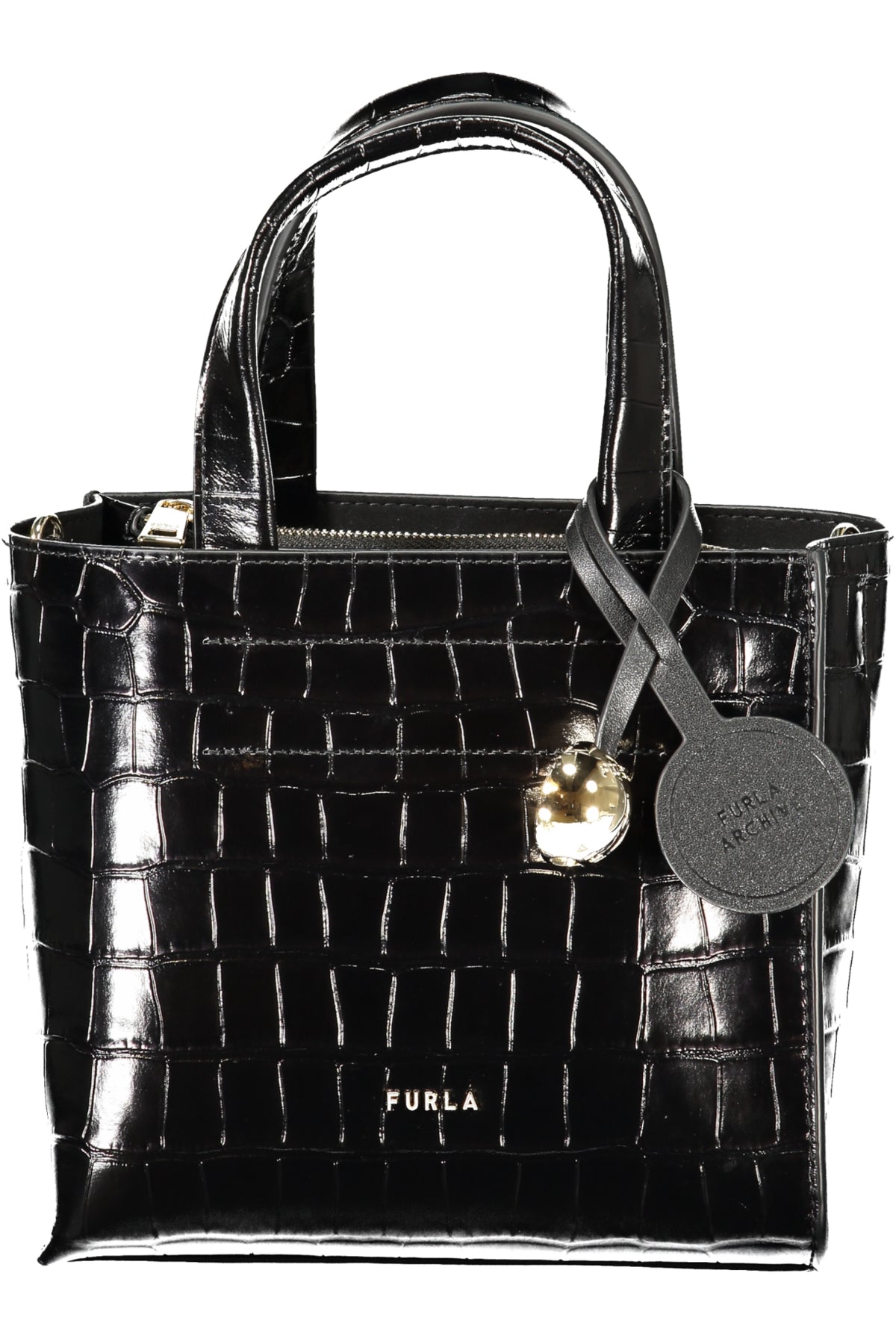 Furla Divide It Mini Tote Bag - Black