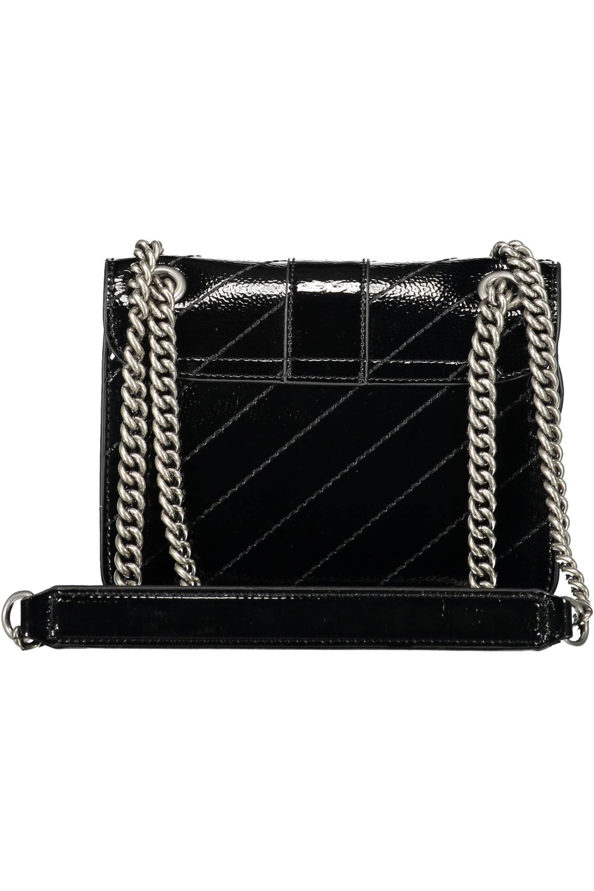Gaelle Paris Crossbody Bag with chain strap - Black