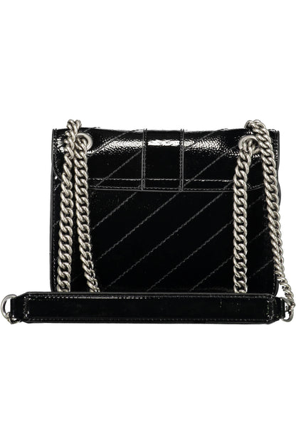 Gaelle Paris Crossbody Bag with chain strap - Black