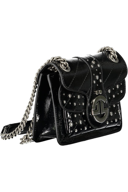 Gaelle Paris Crossbody Bag with chain strap - Black