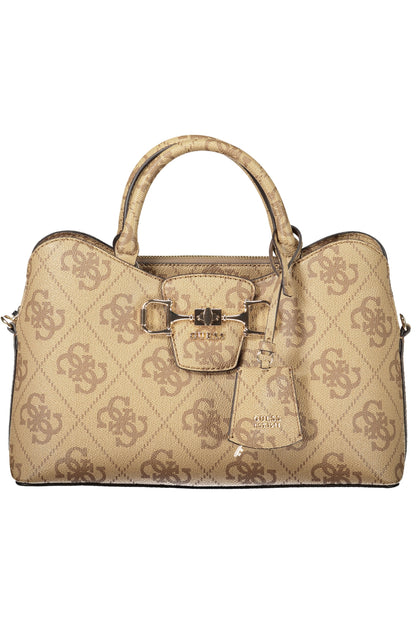 Guess Jeans Janie Logo Bag - Beige
