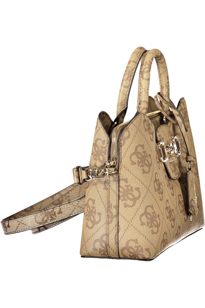 Guess Jeans Janie Logo Bag - Beige