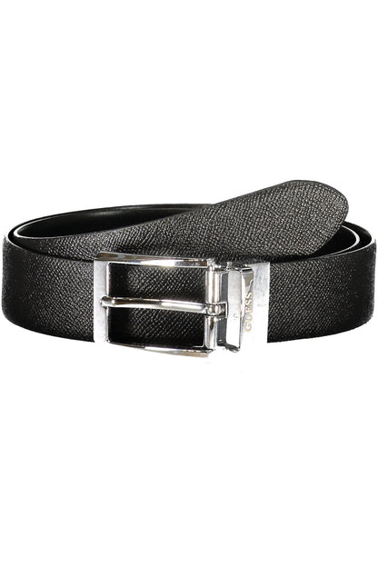 Guess Jeans Leather Belt - Black