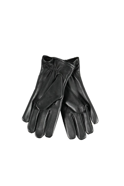 Guess Jeans Leather Gloves - Black