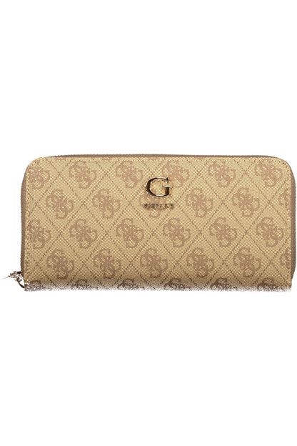 Guess Jeans Coleen Logo Slg Wallet - Beige