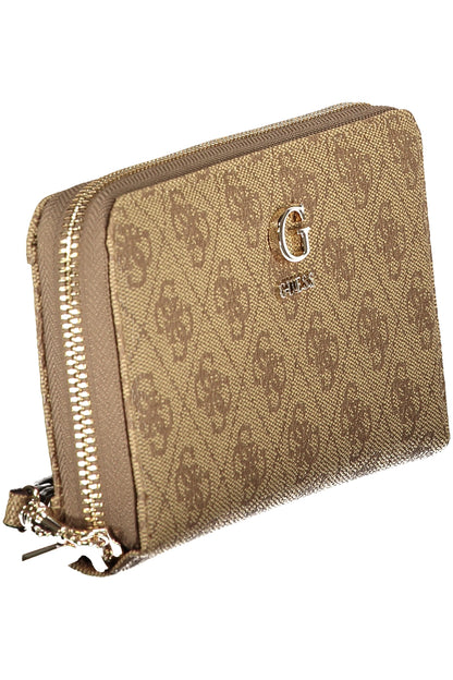 Guess Jeans Coleen Logo Slg Wallet - Beige