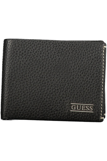 Guess Jeans Wallet with 2 compartments - Black