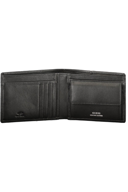 Guess Jeans Wallet with 2 compartments - Black
