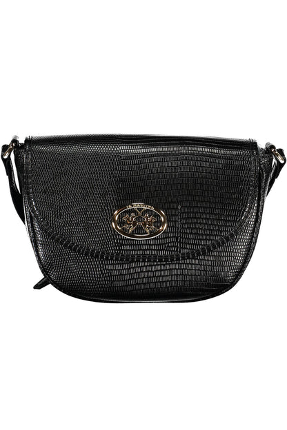 La Martina Crossbody Bag with adjustable strap - Black