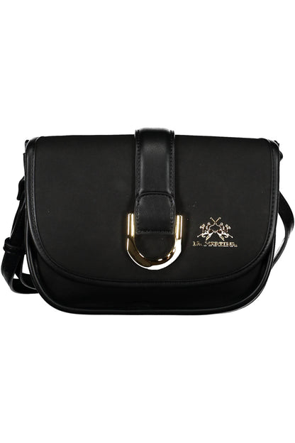 La Martina Crossbody Bag with adjustable strap - Black