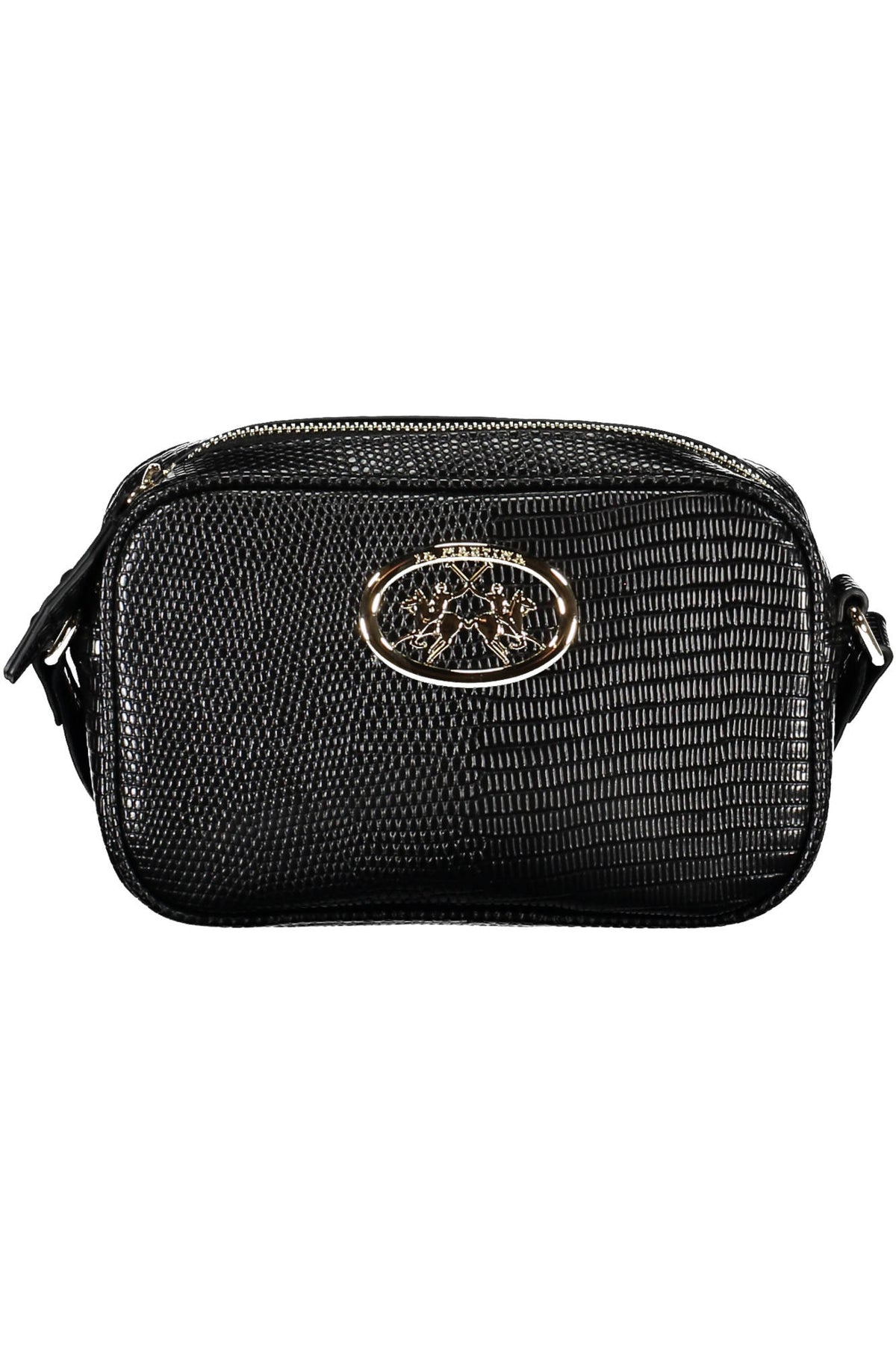 La Martina Crossbody Bag with adjustable strap - Black