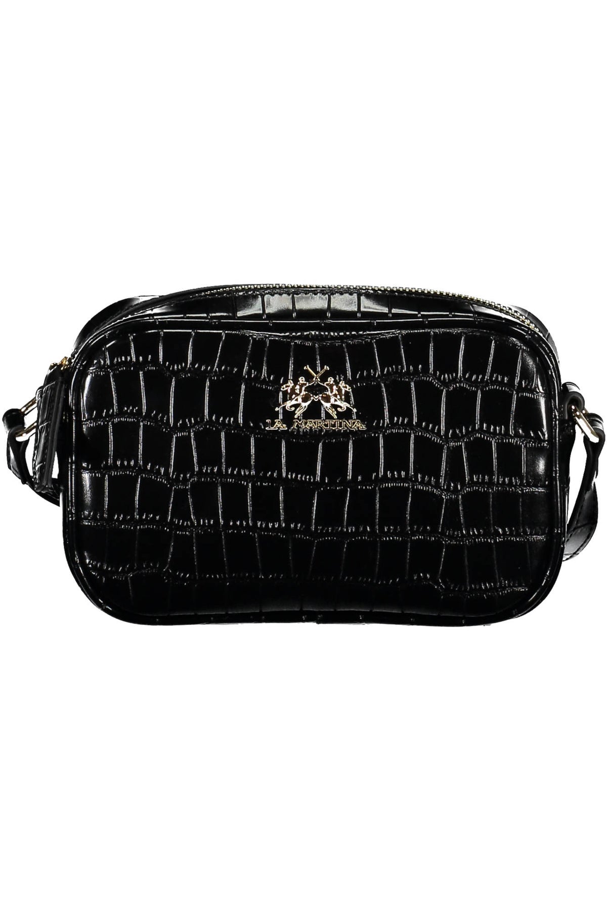 La Martina Crossbody Bag with adjustable strap - Black