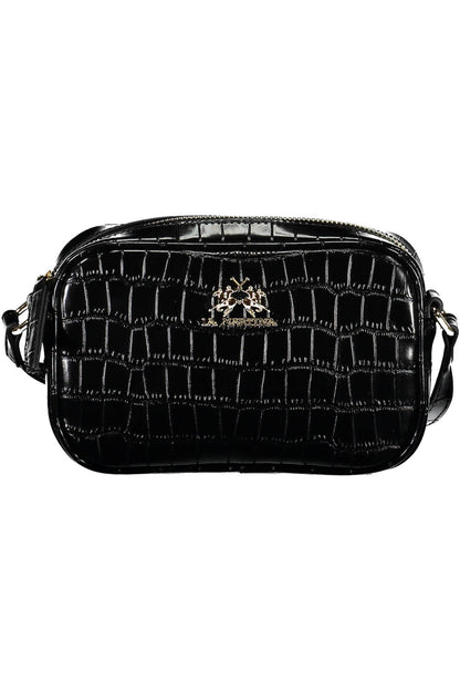 La Martina Crossbody Bag with adjustable strap - Black