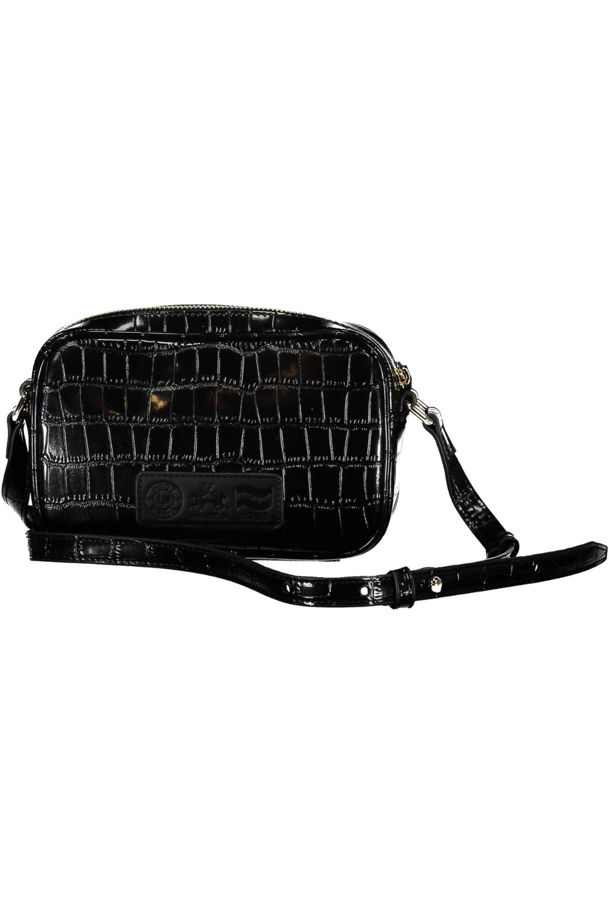La Martina Crossbody Bag with adjustable strap - Black